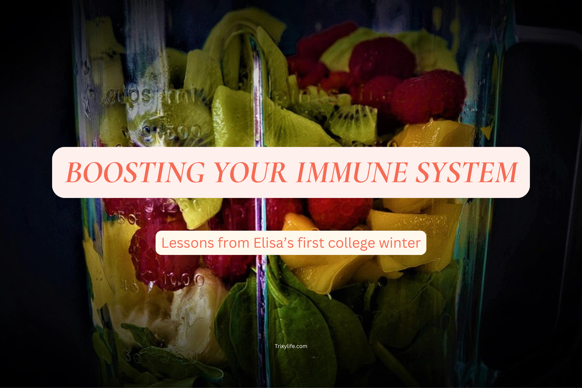 Boosting your immune system: lessons from Elisa’s first college winter